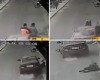 VIDEO: Shocking moment driver runs over two pedestrians…. then lets passenger take the blame